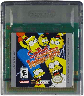 Simpsons Treehouse of Horror Gameboy Colour Game